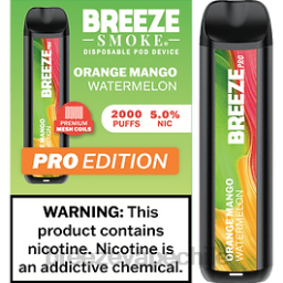 Breeze Disposable Vape All Flavors | Breeze Pro 2000 bocanadas sandia mango naranja 8JX619