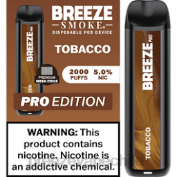 Breeze Disposable Vape | Breeze Pro 2000 bocanadas tabaco 8JX611