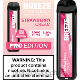 Breeze Disposable Vape Near Me | Breeze Pro 2000 bocanadas Crema de fresa 8JX613